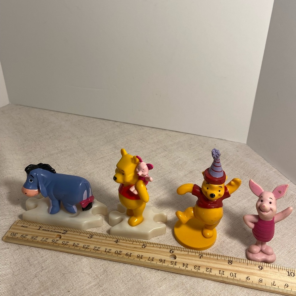 90s Winnie the Pooh and Friends 7 Figurine LOT vintage Disney Happy Meal toys - Picture 12 of 16